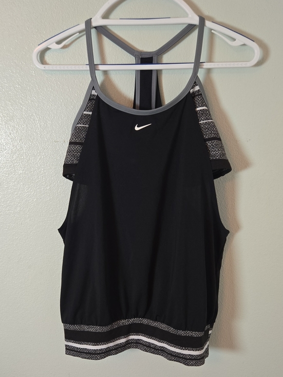 Nike Tops - Nike | Black And Gray Bra Tank Set Size Large
